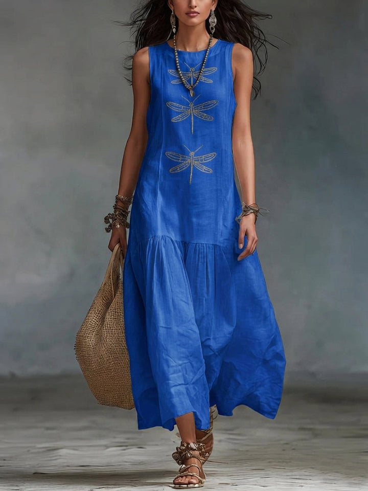Fiona™ | Sleeveless Flowy Maxi Dress
