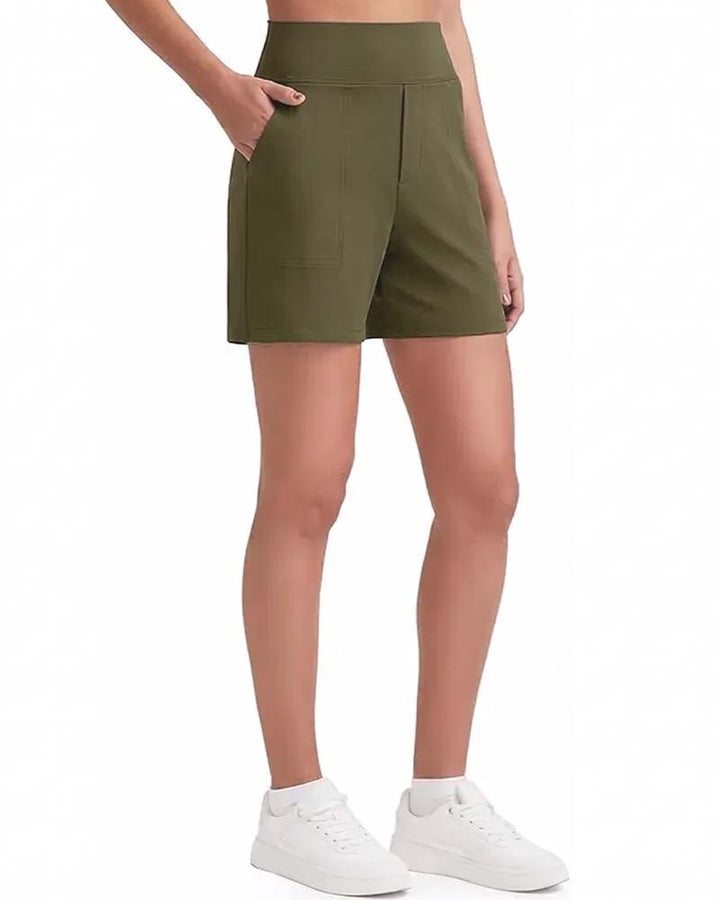 Kaelis™ | High-Waisted Running Shorts
