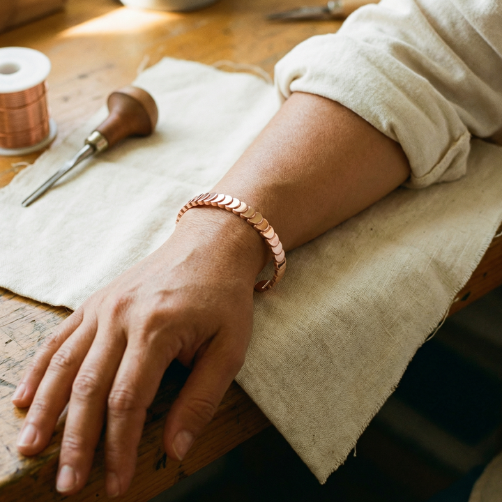 Chloé's Tide Copper Bracelet
