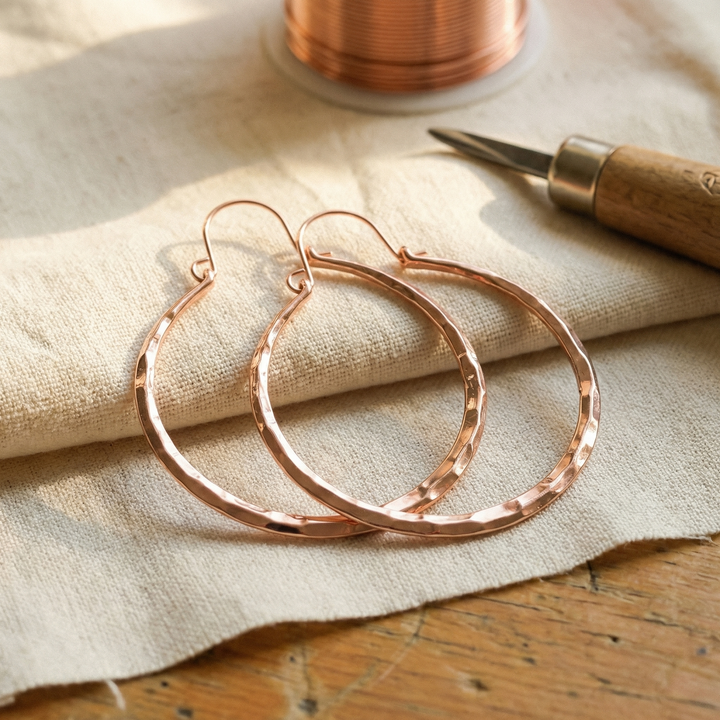 Chloé's Willow Copper Earrings