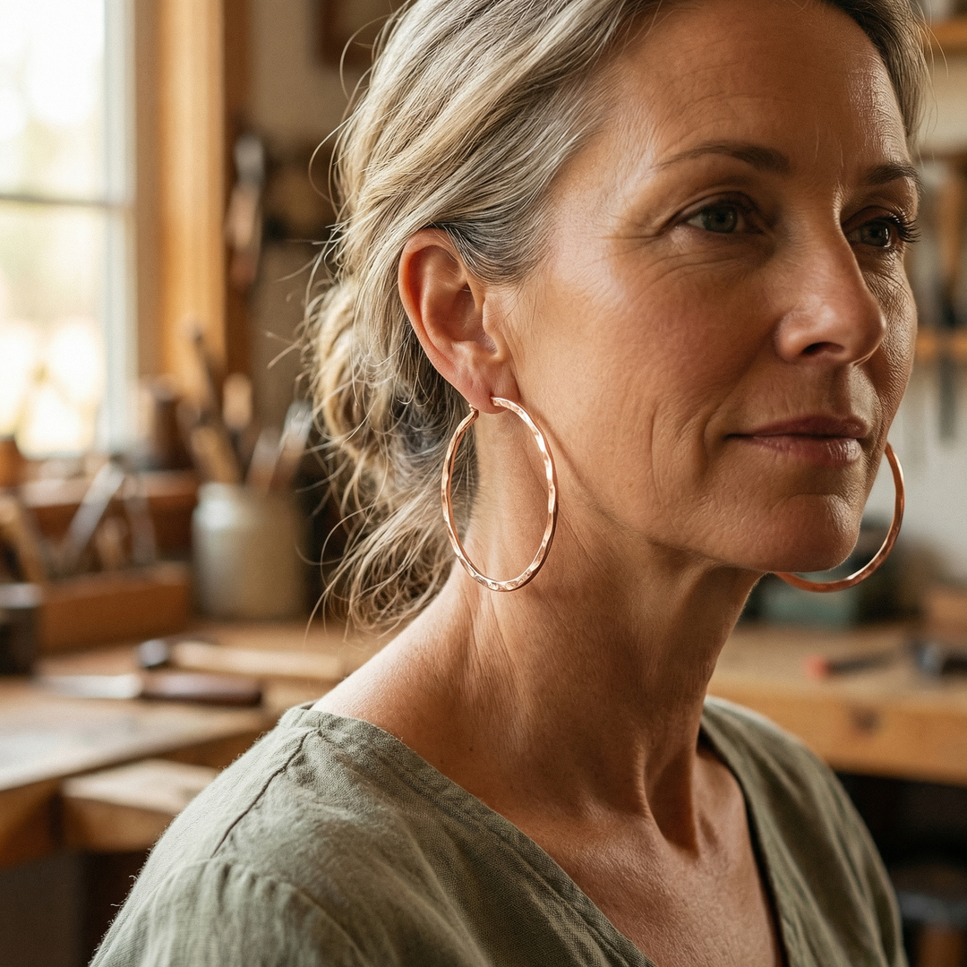 Chloé's Willow Copper Earrings