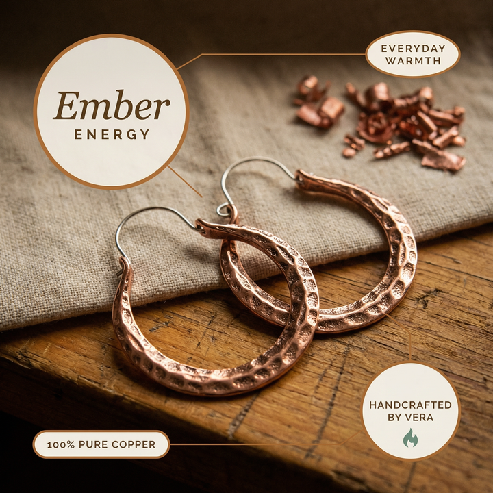 Chloé's Ember Copper Earrings