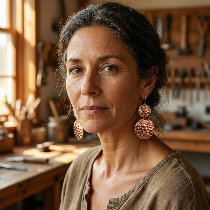 Chloé's Solstice Copper Earrings