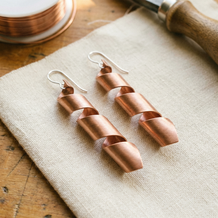 Chloé's Dusk Copper Earrings