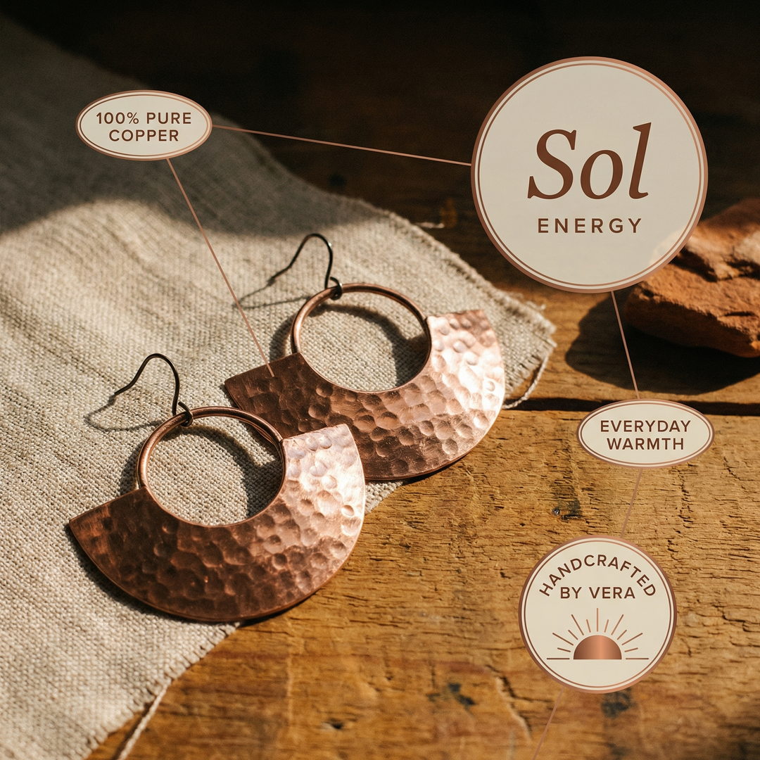 Chloé's Sol Copper Earrings