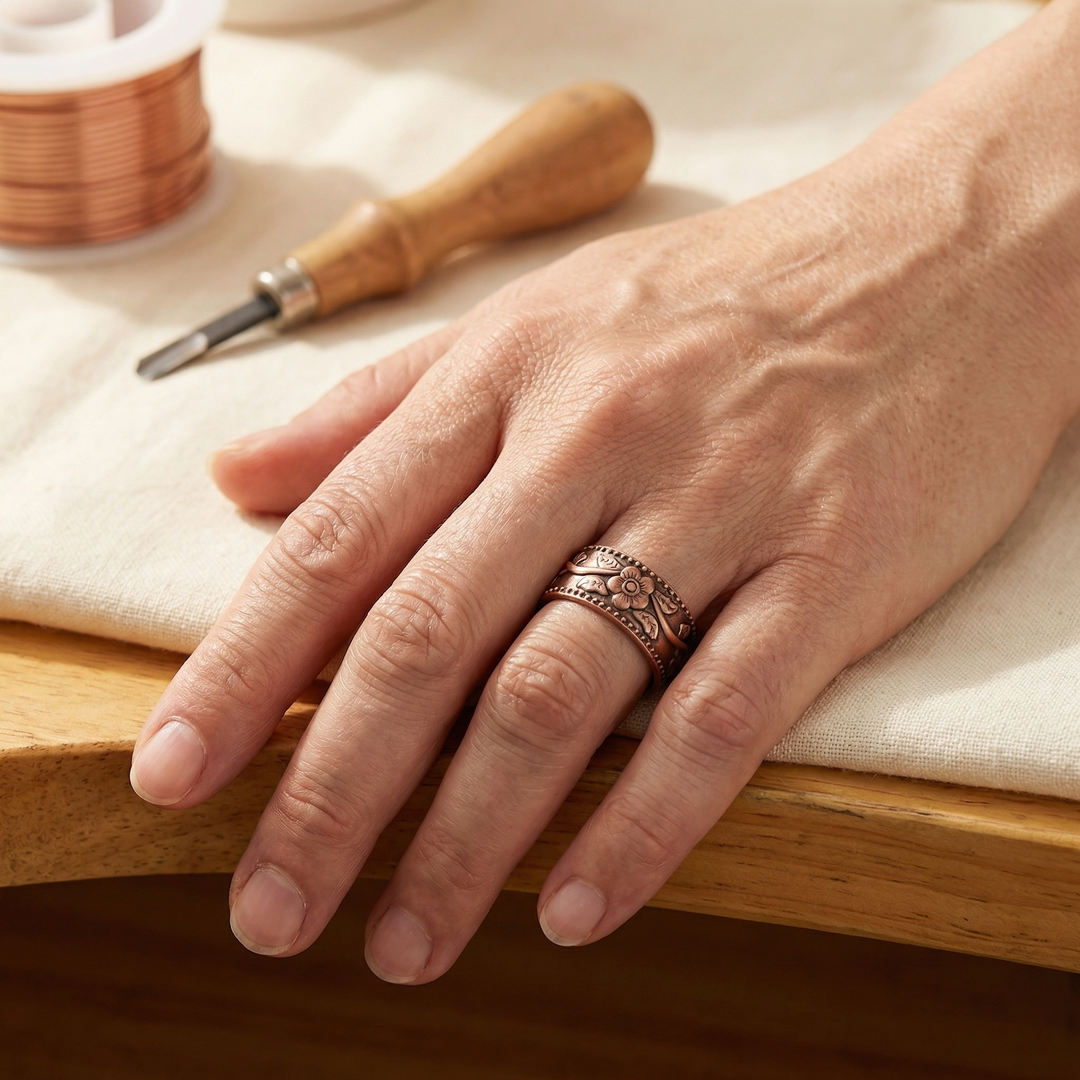 Chloé's Petal Copper Ring