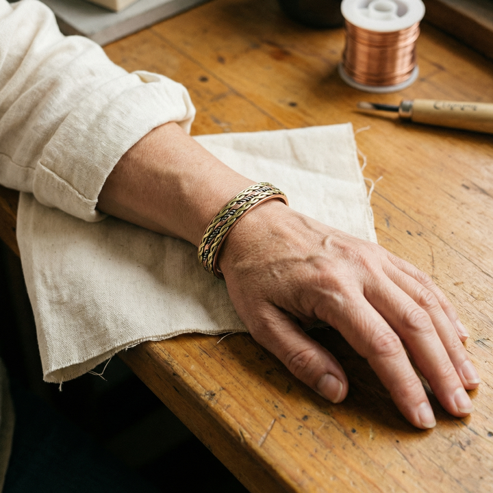 Chloé's Weave Copper Bracelet