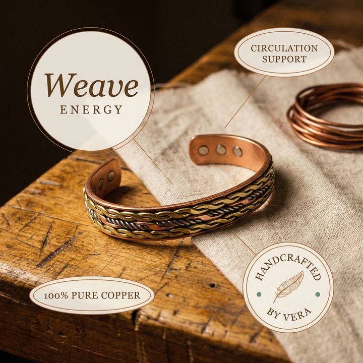 Chloé's Weave Copper Bracelet