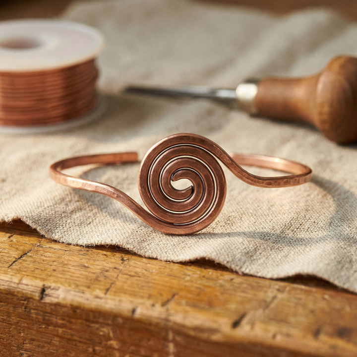 Chloé's Coil Copper Anklet