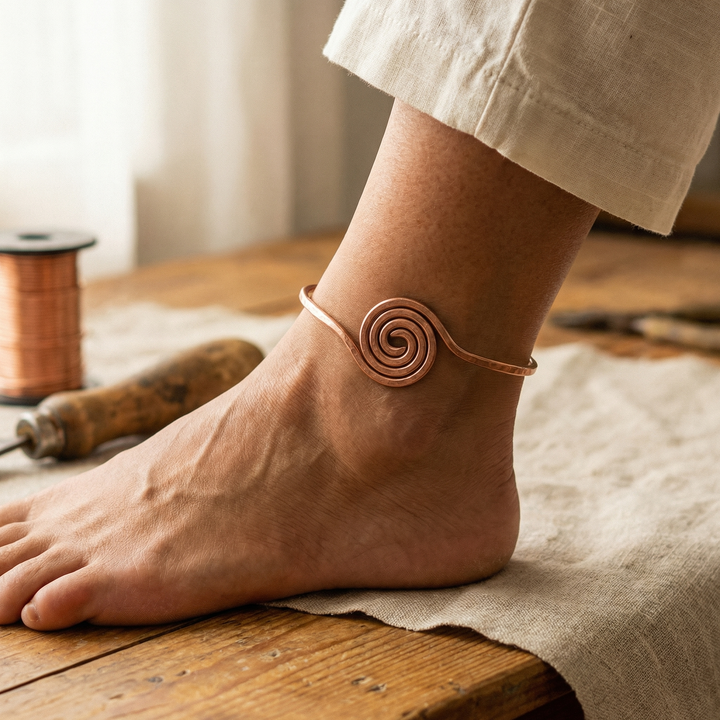 Chloé's Coil Copper Anklet