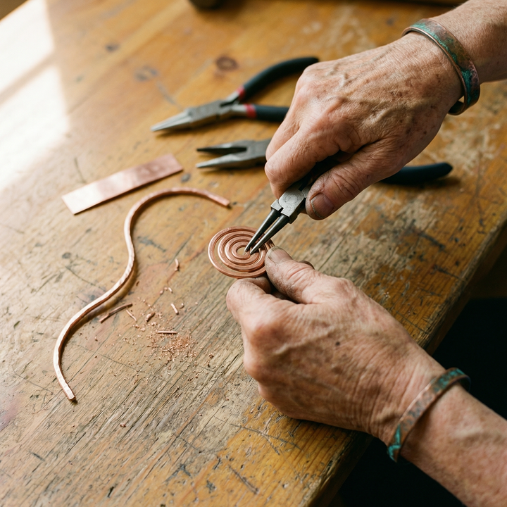 Chloé's Coil Copper Anklet