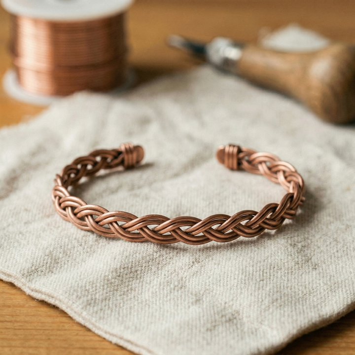 Chloé's Reed Copper Anklet