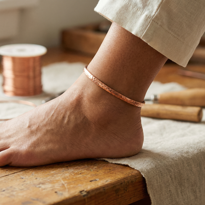 Chloé's Sand Copper Anklet