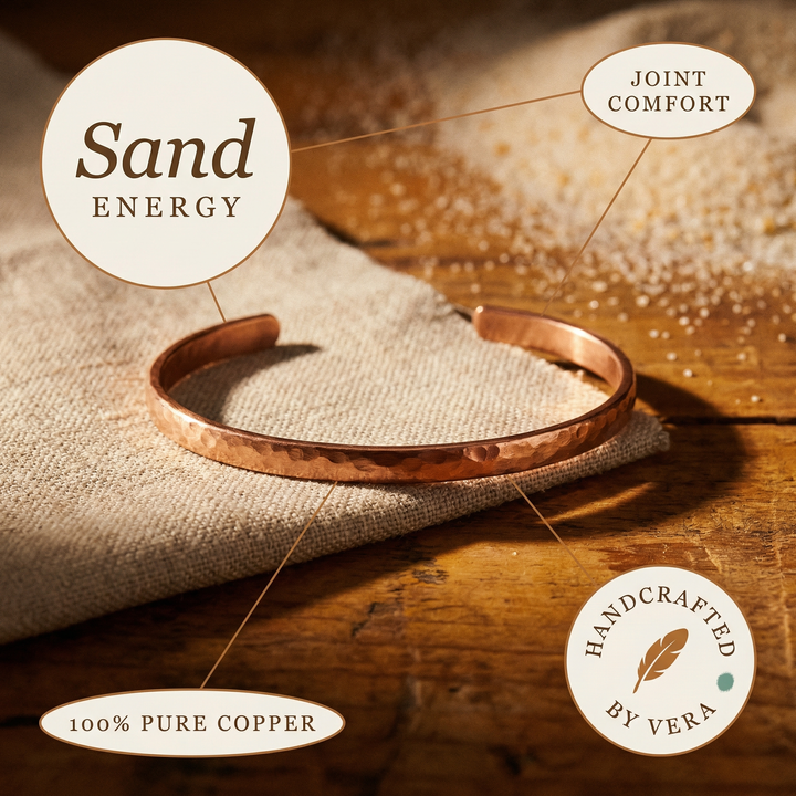 Chloé's Sand Copper Anklet