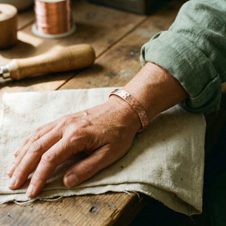 Chloé's Lodestone Copper Bracelet