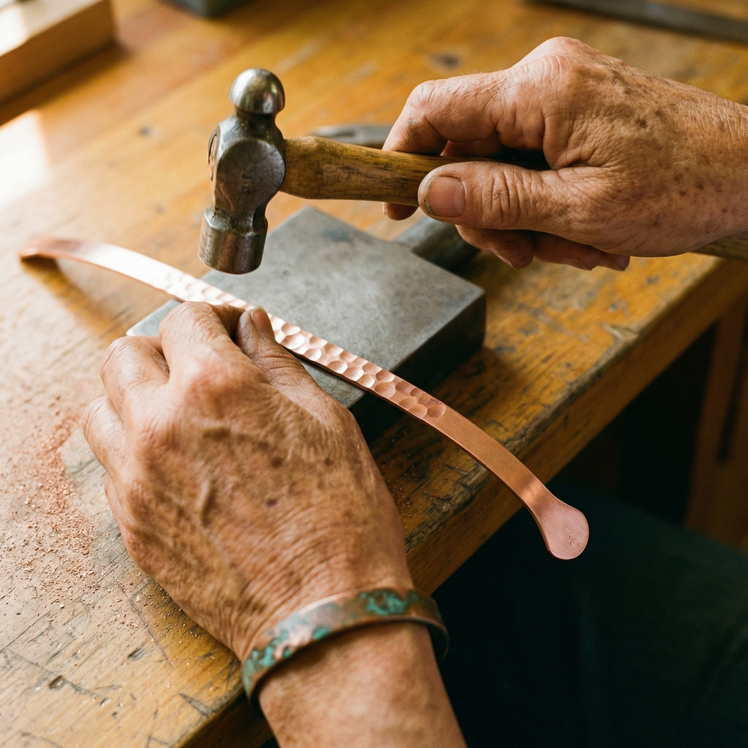 Chloé's Lodestone Copper Bracelet