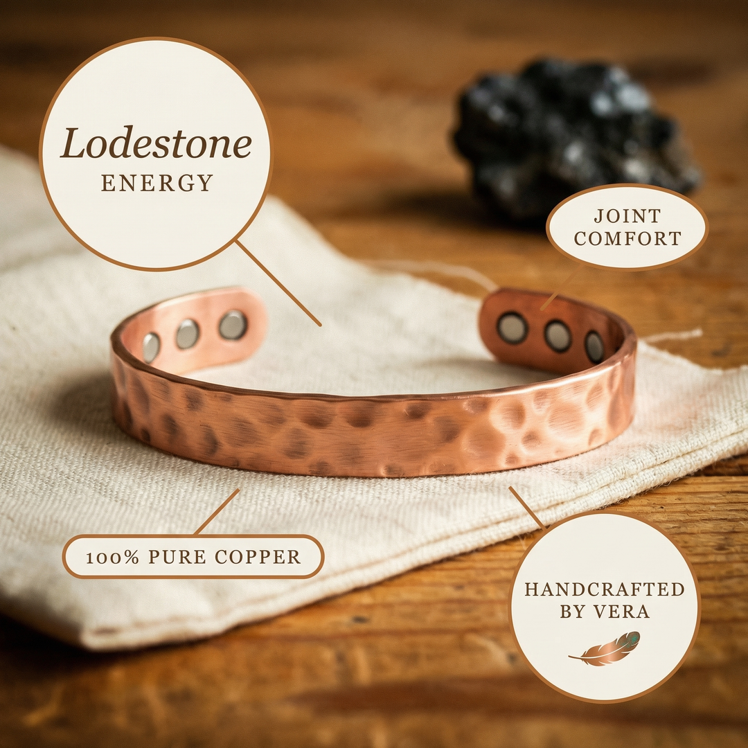 Chloé's Lodestone Copper Bracelet