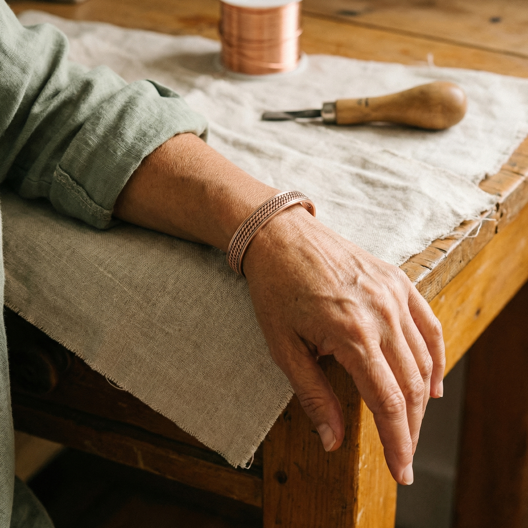 Chloé's Wave Copper Bracelet