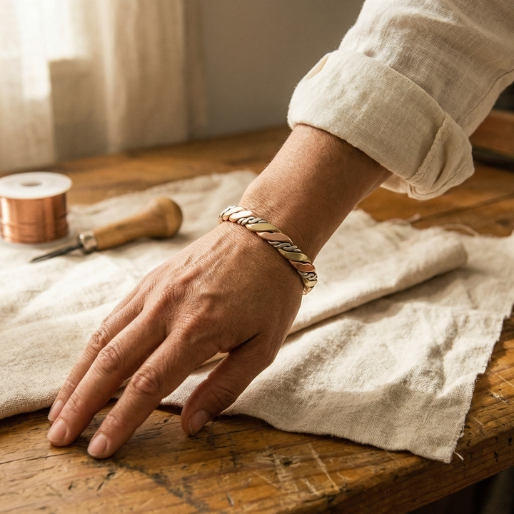 Chloé's Stone Copper Bracelet