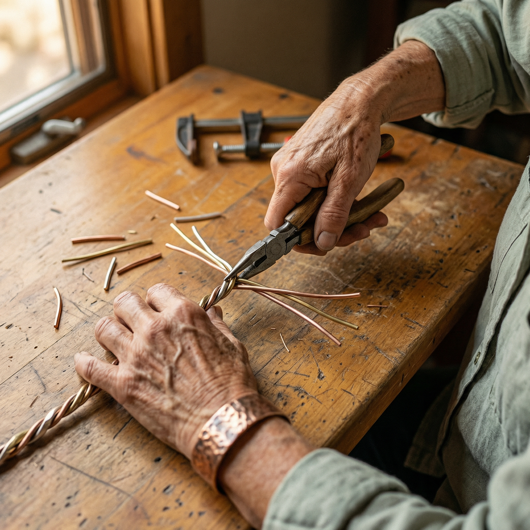 Chloé's Stone Copper Bracelet