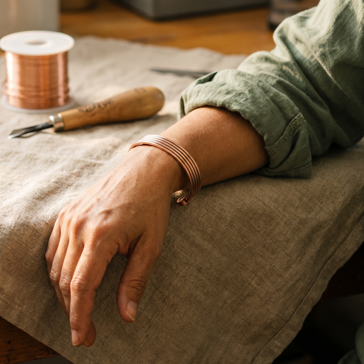 Chloé's Ridge Copper Bracelet