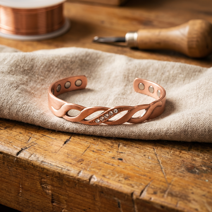Chloé's Seam Copper Bracelet