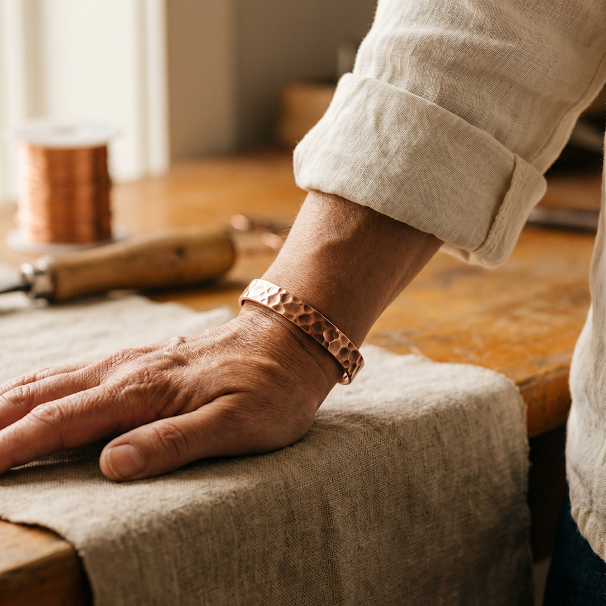 Chloé's Furrow Copper Bracelet