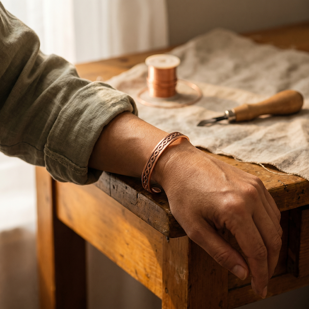 Chloé's Current Copper Bracelet