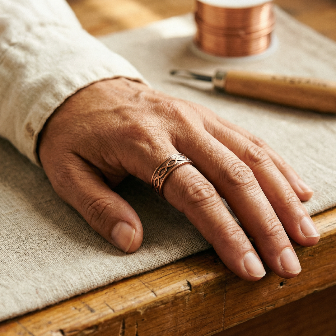 Chloé's Char Copper Ring