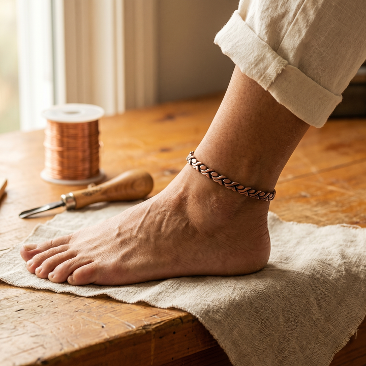 Chloé's Dune Copper Anklet