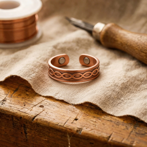 Chloé's Char Copper Ring