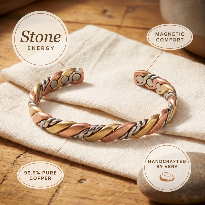 Chloé's Stone Copper Bracelet