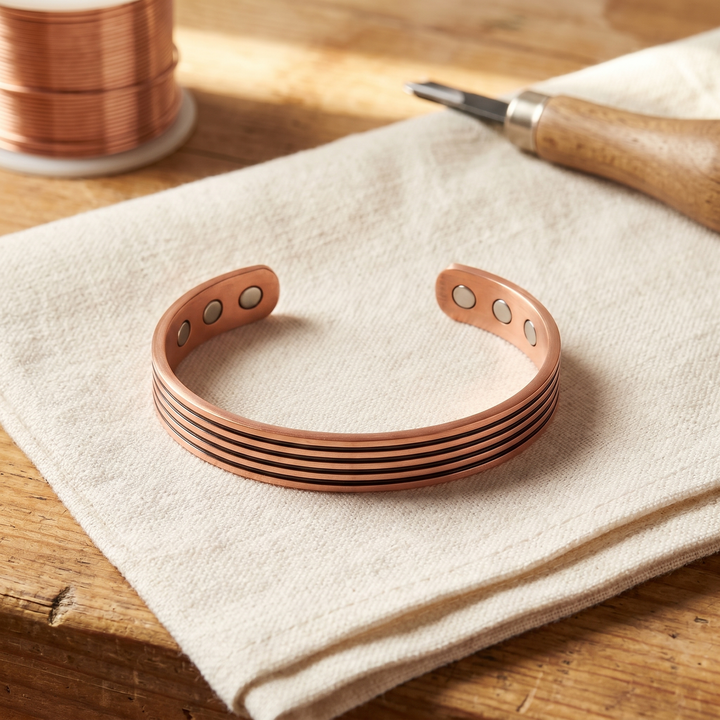 Chloé's Sage Copper Bracelet