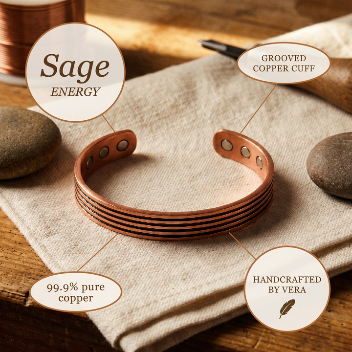 Chloé's Sage Copper Bracelet