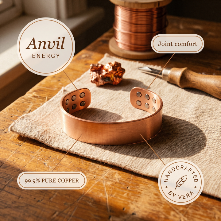 Chloé's Anvil Copper Bracelet
