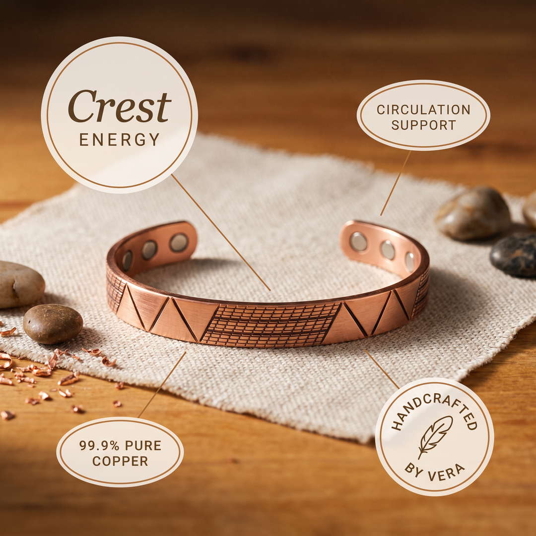 Chloé's Crest Copper Bracelet