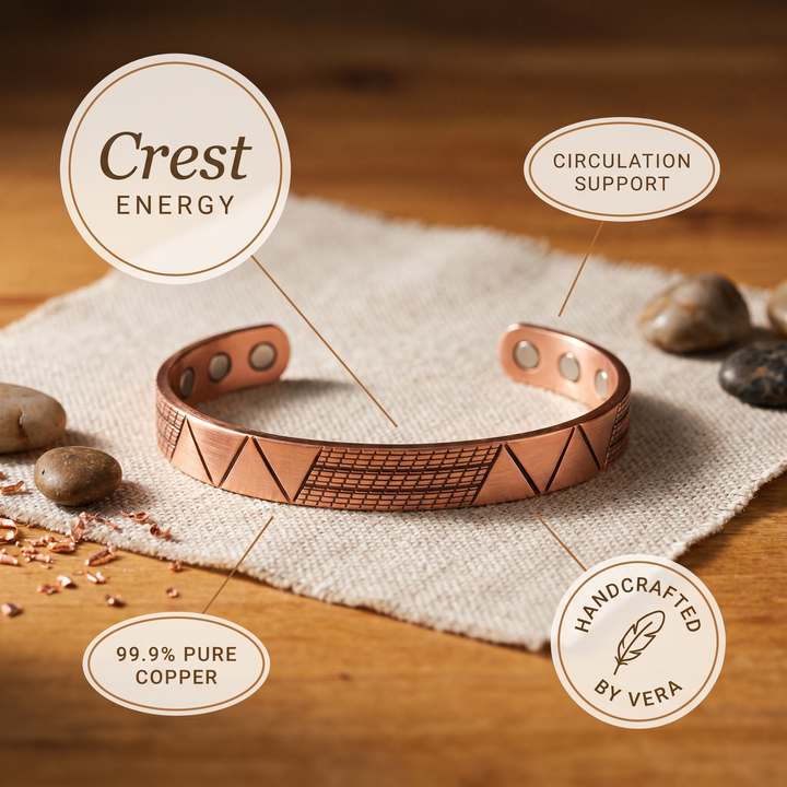 Chloé's Crest Copper Bracelet