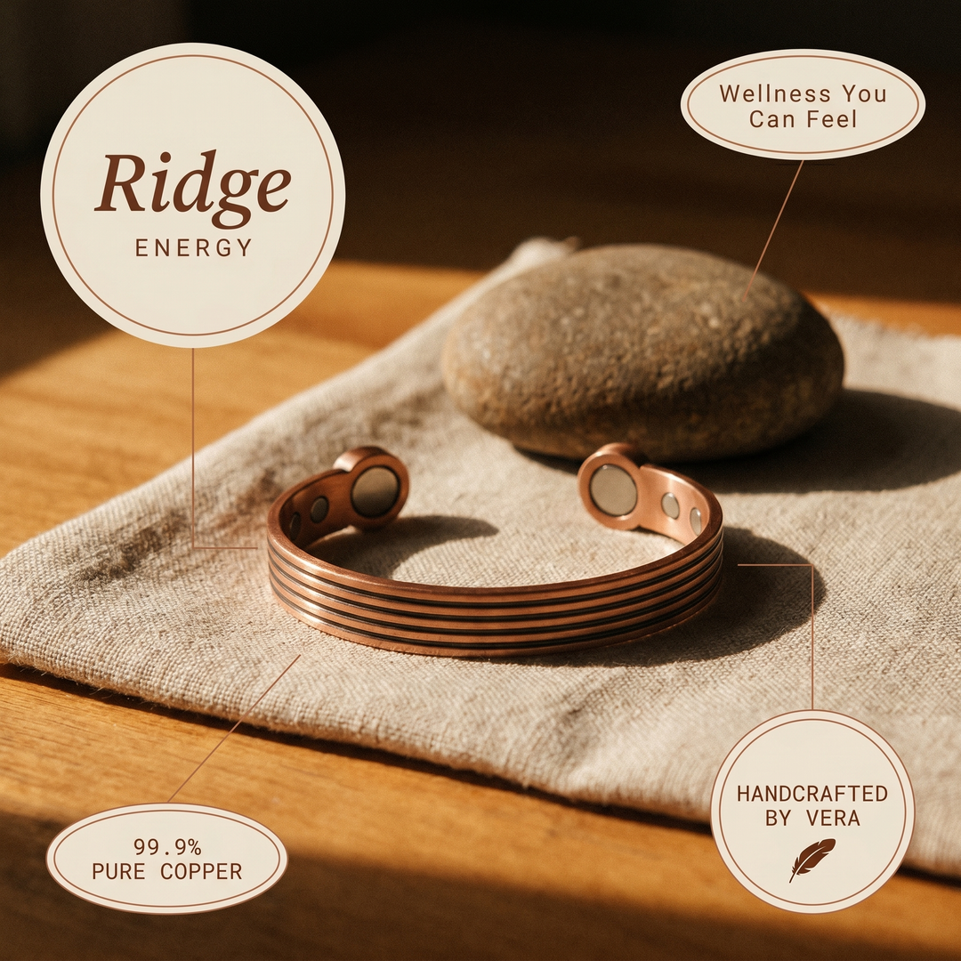 Chloé's Ridge Copper Bracelet