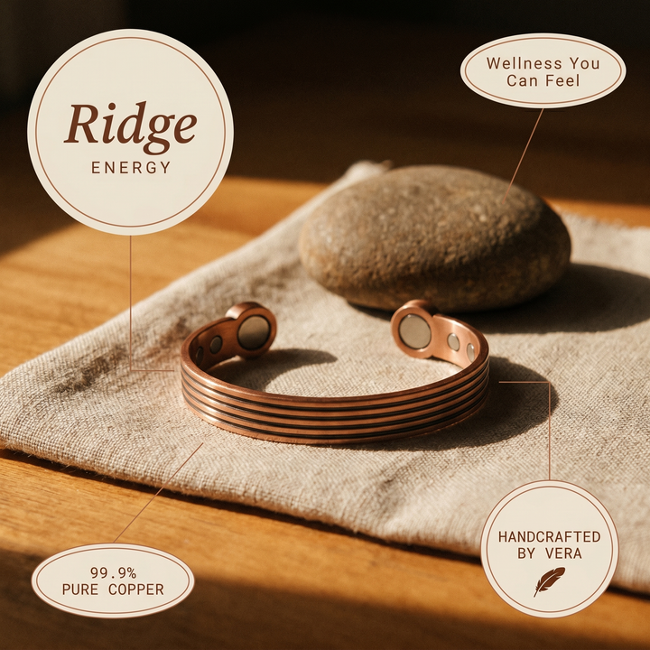 Chloé's Ridge Copper Bracelet