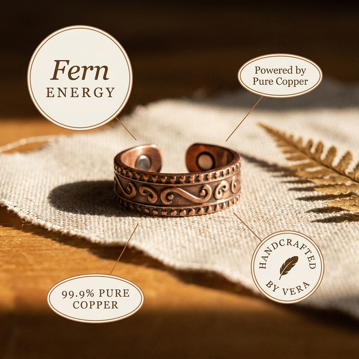 Chloé's Fern Copper Ring