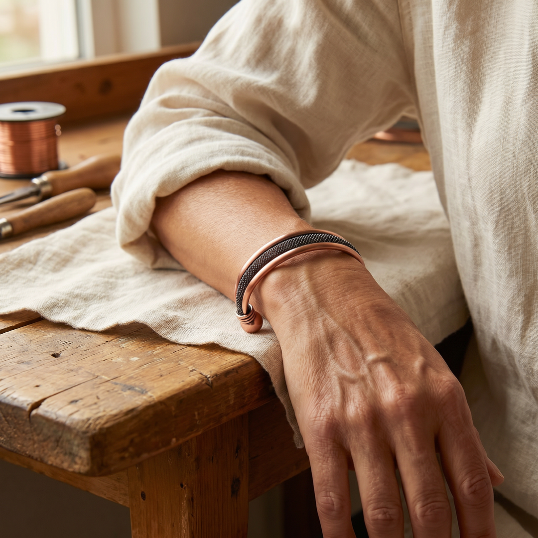 Chloé's Cairn Copper Bracelet