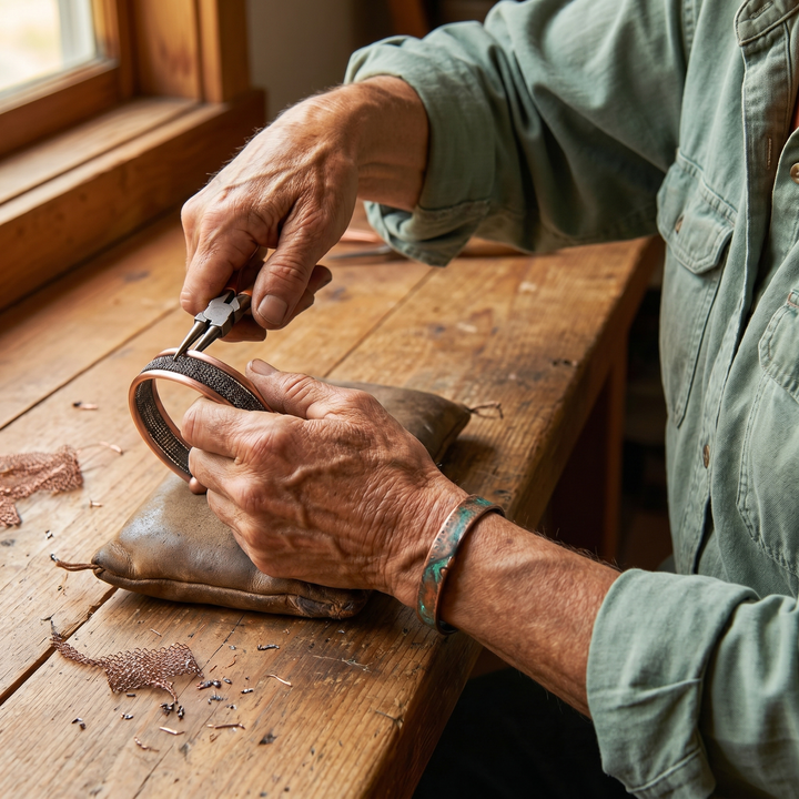 Chloé's Cairn Copper Bracelet