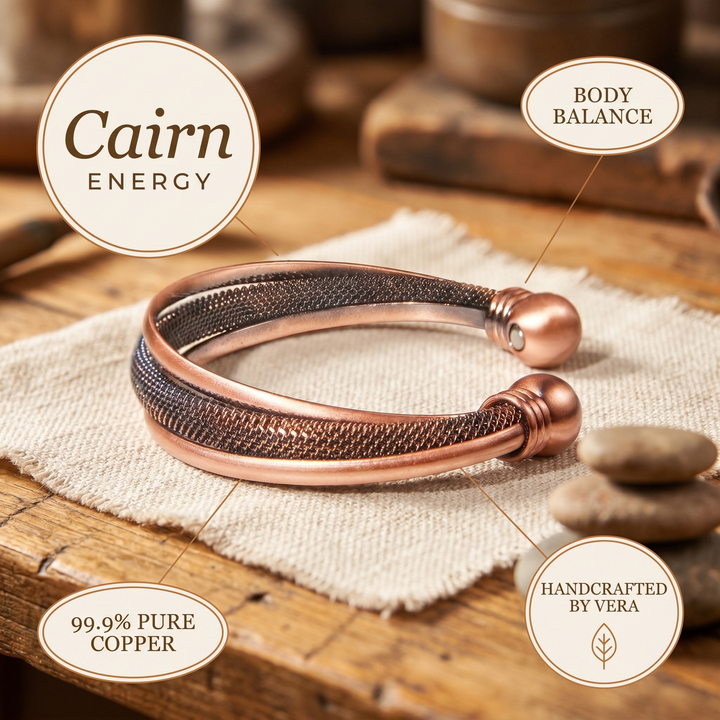 Chloé's Cairn Copper Bracelet