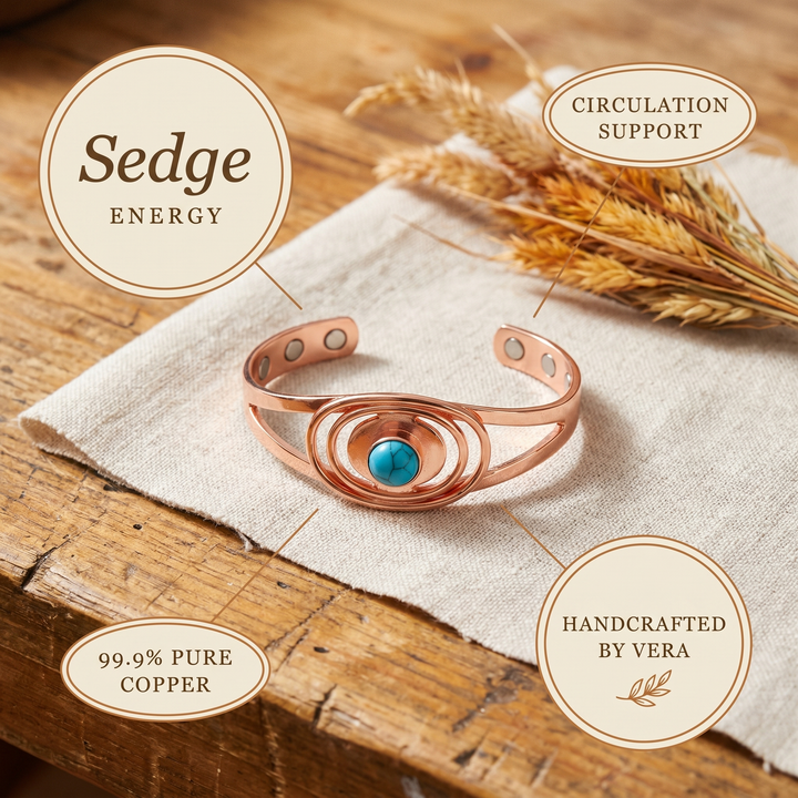 Chloé's Sedge Copper Bracelet