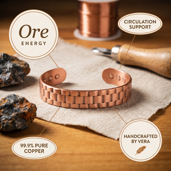 Chloé's Ore Men's Copper Bracelet