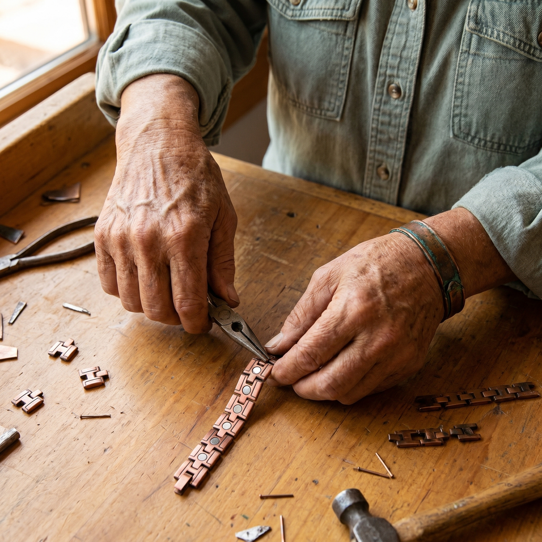 Chloé's Gorse Men's Copper Bracelet