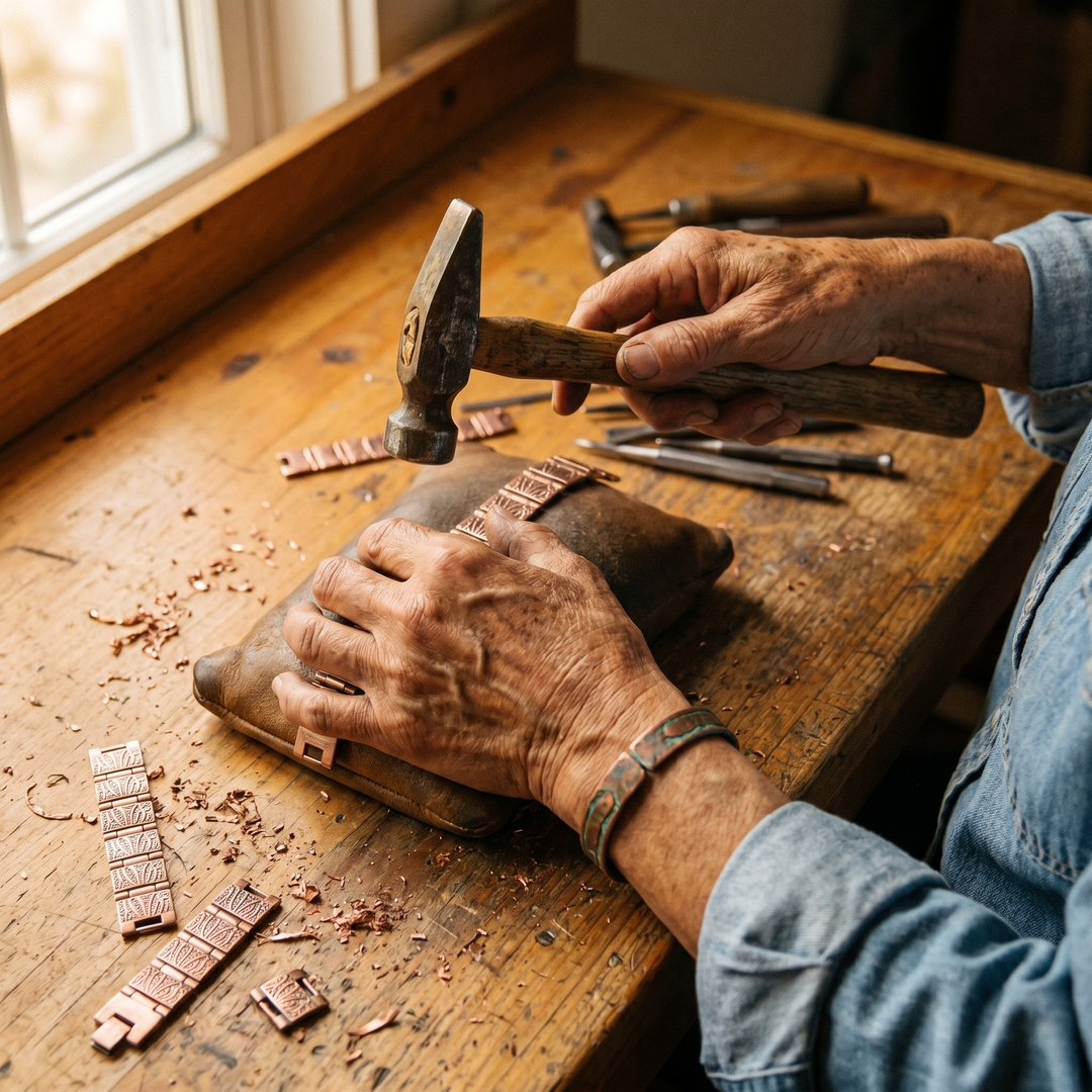 Chloé's Grit Men's Copper Bracelet
