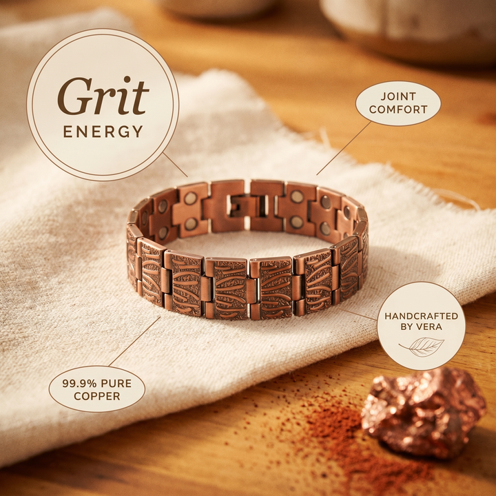 Chloé's Grit Men's Copper Bracelet