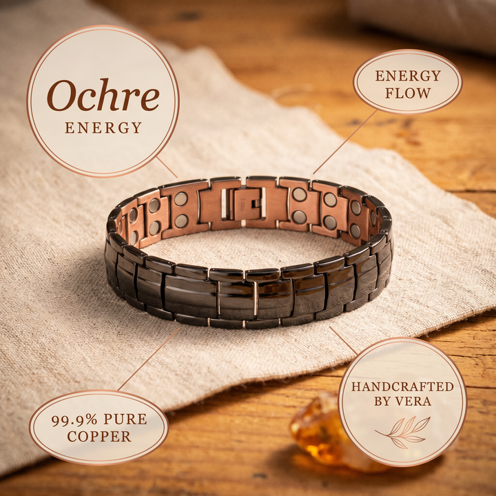 Chloé's Ochre Men's  Copper Bracelet