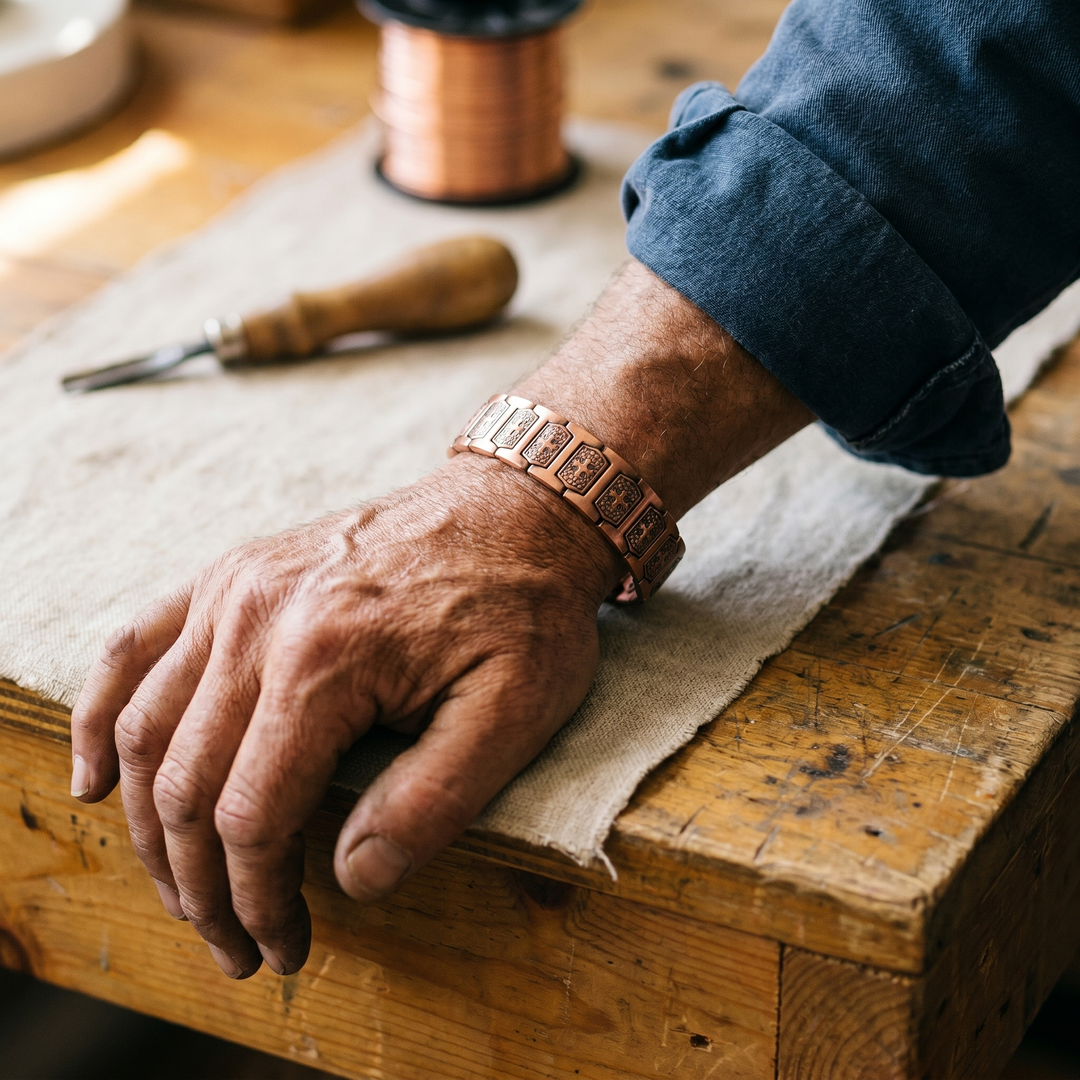 Chloé's Gale Men's Copper Bracelet